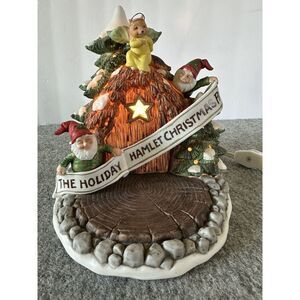 Fitz & Floyd‎ Christmas Pageant Stage Lighted Figurine Holiday Hamlet